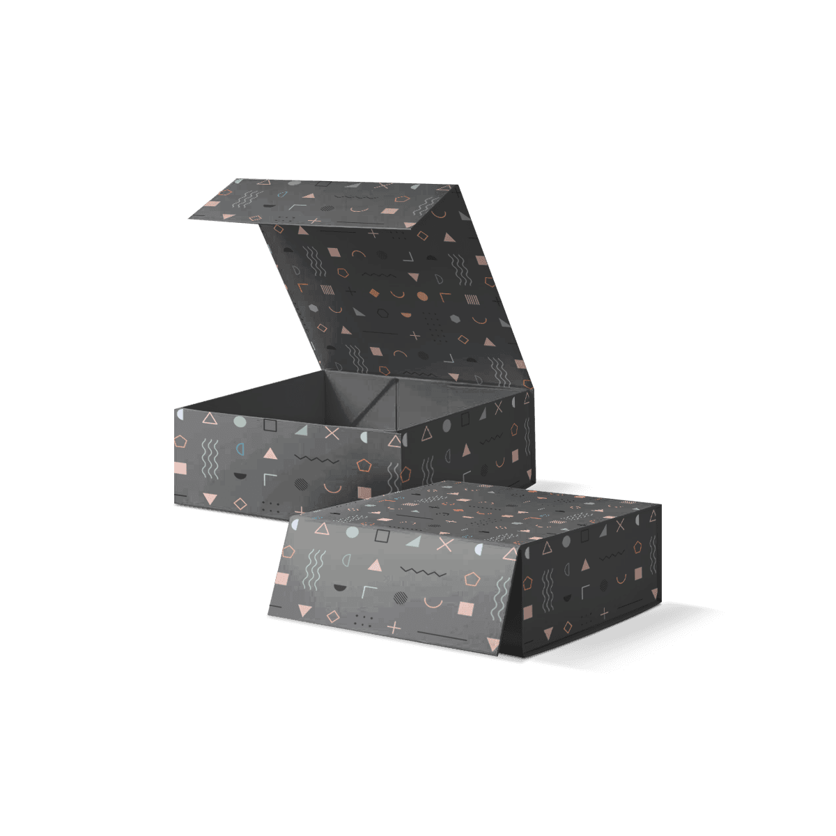 Flap Open Magnetic Rigid Boxes